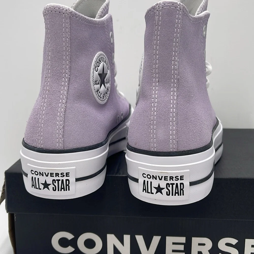Converse Women's A15198C CTAS LIFT HI VAPOR VIOLET/WHITE/BLACK High Top Platform